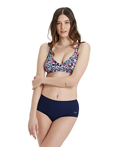 Arena Damen Bodylift Zweiteiliger Badeanzug Bikini-Set, Marineblau, Mehrfarbig, 44 von ARENA