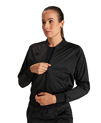 ARENA Damen Icons Women's Relax Team Jacket Jacke, Schwarz-Schwarz-Schwarz, M von ARENA