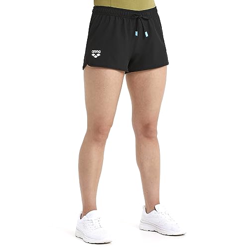 ARENA Damen Team Short Solid Badehose, Schwarz, S von ARENA