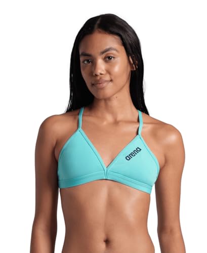 ARENA Damen Team Solid Swim Top Tie Back Athletic Bikini Top Only Competitive Swimming Training Sportlich Damen Badeanzug von ARENA