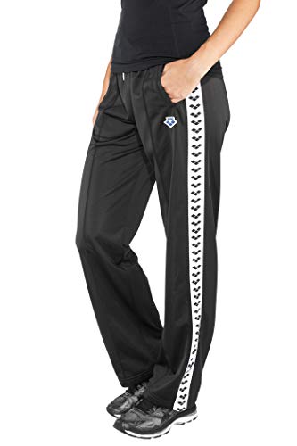 ARENA Damen Women's Relax IV Team Pant Sweatpants Jogginghose, Schwarz-Weiß-Schwarz, Groß von ARENA