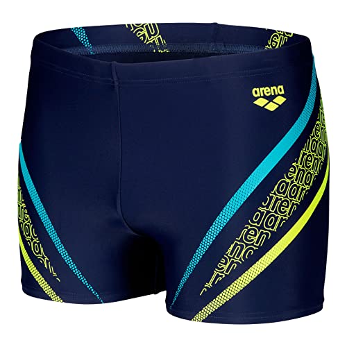 ARENA Herren Badehose Badeshorts Schwimmhose Swim Short Graphic, Farbe:Blau, Artikel:-700 Navy, Größe:2XL von ARENA