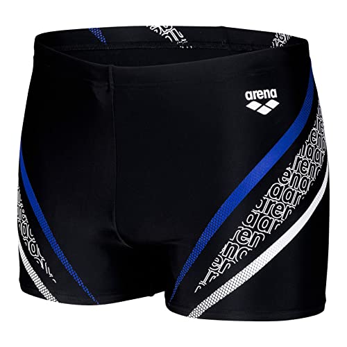 ARENA Herren Badehose Badeshorts Schwimmhose Swim Short Graphic, Farbe:Schwarz, Artikel:-500 Black, Größe:2XL von ARENA