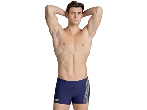 ARENA Herren Men's Dreamy Swim Short Badeshorts, Marineblau, grün, 56 von ARENA