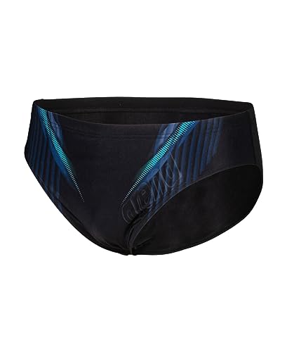 ARENA Herren Men's Underwater Swim Brief Slip, Black Multi-Black, 52 von ARENA