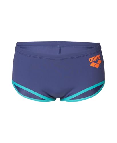 ARENA Herren One Men's Big Logo Low-Waist Swim Short Pool Practice Athletic Swimsuit Schwimm-Slips, Future Dusk/Water, 38 von ARENA