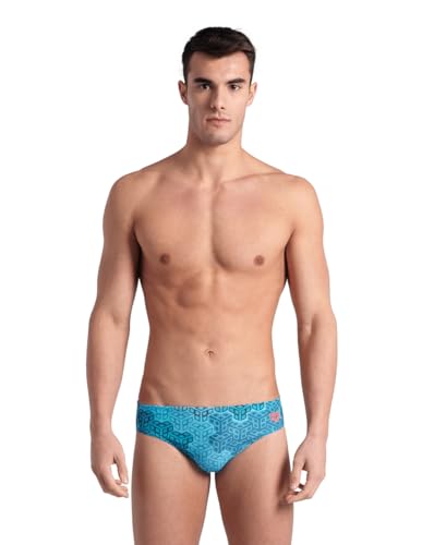 ARENA Herren Performance Camo Kikko Badehose Schwimm-Slips, Navy/Mehrfarbig, 38 von ARENA