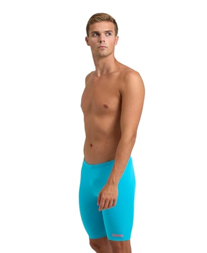 Arena Herren Solid Team Core Poly Swim Jammer Racing Badeanzug Badehose, Martinika-Blüte, 34 von ARENA