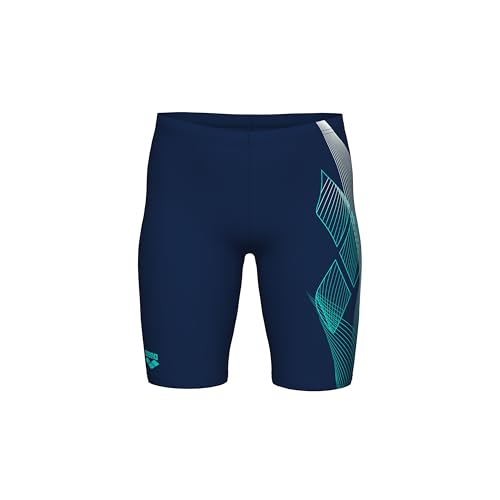 ARENA Jungen Leistungsstarke Sport, Meerwasser Badehose, Navy, W28 von ARENA