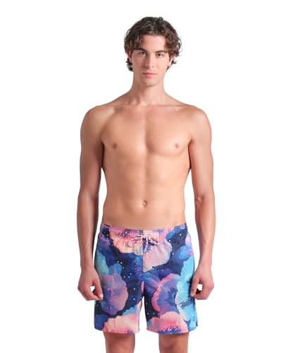ARENA Men's Water Prints Beach Boxer AO Calypso Coral Multi - M von ARENA