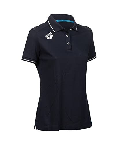 ARENA Team Damen-Poloshirt Aus Baumwolle Solid T-Shirt Navy XS von ARENA