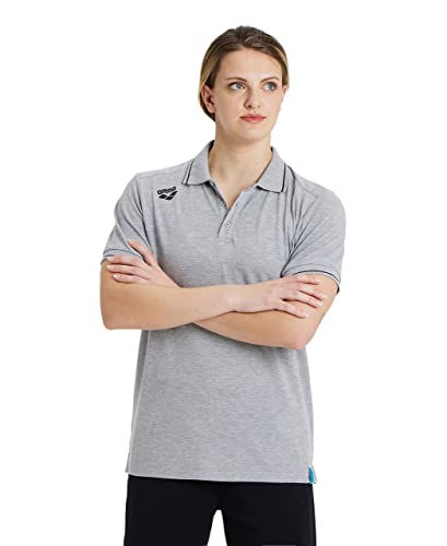 ARENA Team Unisex-Poloshirt Aus Baumwolle Solid Polo Shirt Medium Grey Heather M von ARENA