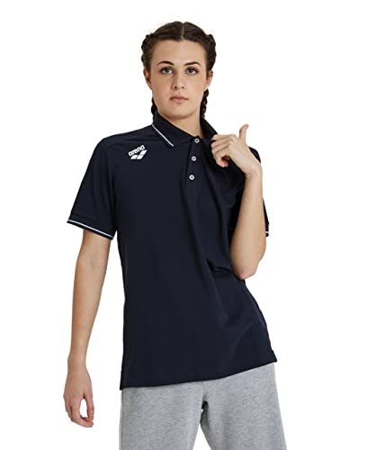 ARENA Team Unisex-Poloshirt Aus Baumwolle Solid Polo Shirt Navy XL von ARENA