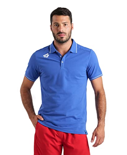 ARENA Team Unisex-Poloshirt Aus Baumwolle Solid Polo Shirt Royal L von ARENA