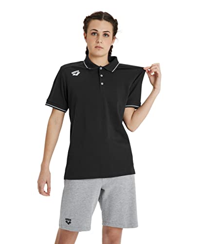 ARENA Team Unisex-Poloshirt Aus Baumwolle Solid Polo Shirt Schwarz XS von ARENA