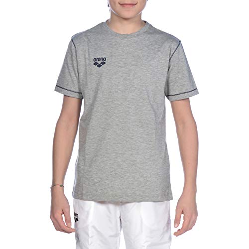 ARENA Unisex Kinder Team Line Youth Short Sleeve T-Shirt, Grau (Medium Grey), Meliert, L von ARENA