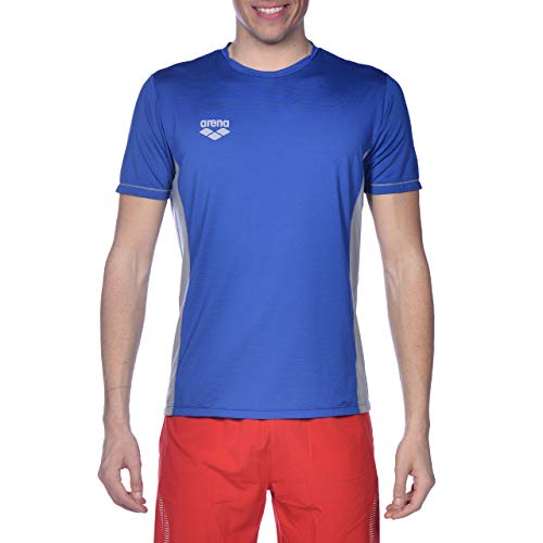 ARENA Unisex Team Line Tech Short Sleeve for Men and Women T-Shirt, Königsblau, M von ARENA