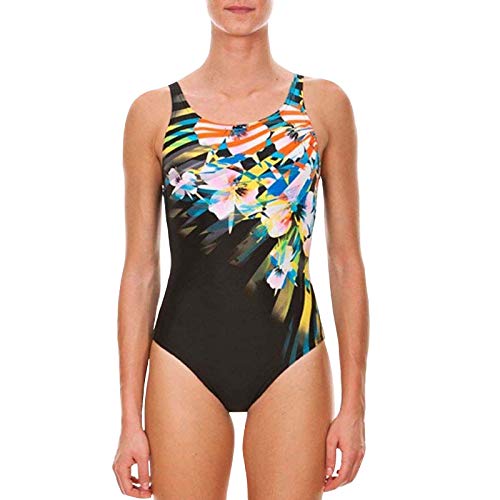 Arena Damen Badeanzug Flor U Back One Piece Badeanzug – 30 Schwarz von ARENA