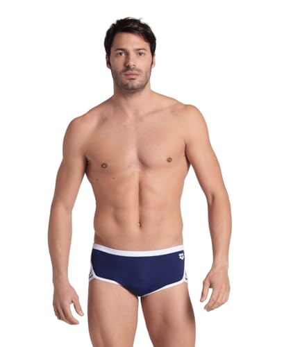 Arena Herren Badehose Badeshorts Schwimmhose Icons Swim Low Waist Short Solid, Farbe:Navy, Wäschegröße:7, Artikel:-710 Navy/White Arena Herren Badehose Badeshorts Schwimmhose Icons Swim Low Waist Short Solid, Farbe:Navy, Wäschegröße:7, Artikel:-710 Navy/White von ARENA