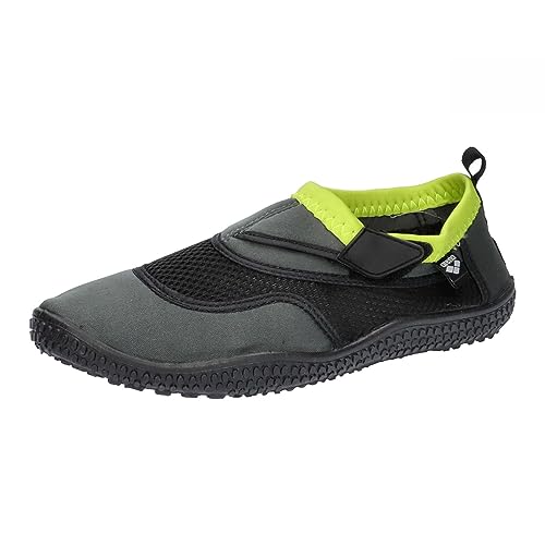 Arena Herren Wasserschuhe-005293 Slipper, Dark_Grey-Lime, 36 EU von ARENA