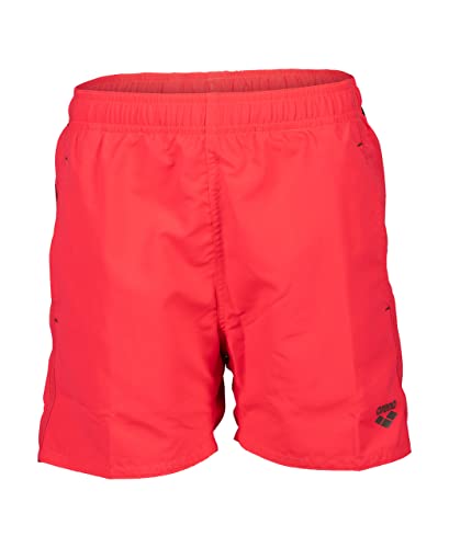 Arena Solid Boxer R Jungen Strand- und Pool-Boxershorts, Badehose aus weichem, recyceltem, schnell trocknendem Material, Strand-Boxershorts mit Netz-Innenslip und Seitentaschen von ARENA