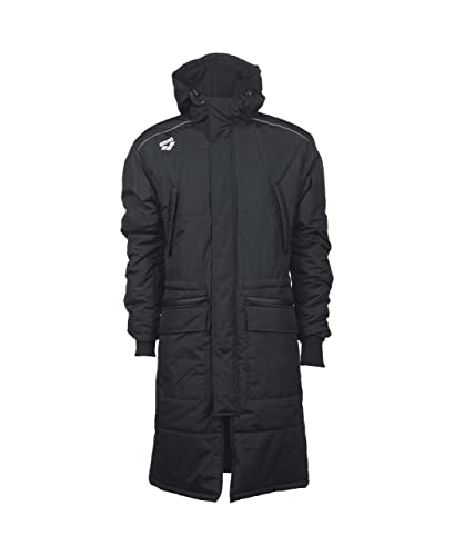 ARENA Unisex Erwachsene Team Swim Parka Solid Fleece Warm Winter Coat Waterproof Long Jacket for Women and Men Cold Weather Anorak von ARENA