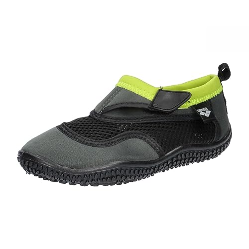 Arena Unisex Wasserschuhe-005294 Slipper, Dark_Grey-Lime, 35 EU von ARENA