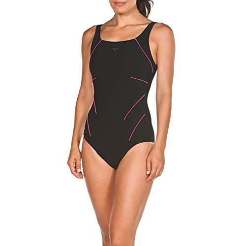 arena Jewel Low R Einteiliger Badeanzug Damen C Cup, Bodylift Shaping Badeanzug, Power Mesh Technologie, Chlorresistentes Sensitive Fabrics arena Gewebe von ARENA