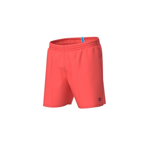arena Men's BYWAYX R Swim Trunks, Calypso Coral-Dark Purple, Medium von ARENA