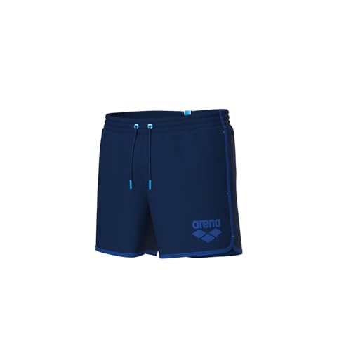 arena Men's Big Logo Borders Beach Short Swim Trunks, Navy-ROYAL, Small von ARENA