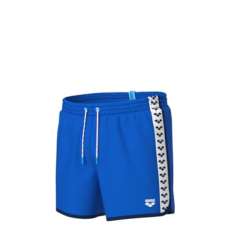 arena Men's Team Stripe Beach Short Swim Trunks, Blue China-Navy-White, XXL von ARENA