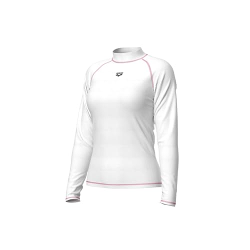 arena Women's Vest L/S Graphic Rash Guard Shirt, White, L arena Women's Vest L/S Graphic Rash Guard Shirt, White, L von ARENA