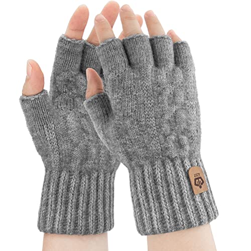 ARFNKIM Fingerlose Handschuhe Herren, Winter Warm Sport Touchscreen Strickhandschuhe für Arbeiten Wandern Camping Laufen Radfahren Fahren für Herren und Damen ARFNKIM Fingerlose Handschuhe Herren, Winter Warm Sport Touchscreen Strickhandschuhe für Arbeiten Wandern Camping Laufen Radfahren Fahren für Herren und Damen von ARFNKIM