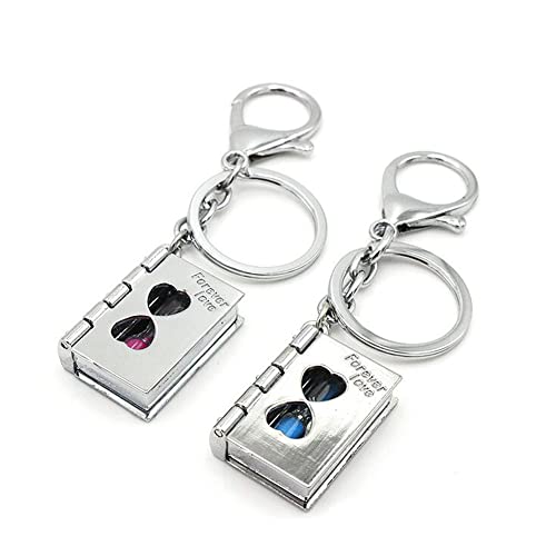 ARFUKA 2 Stück Schlüsselanhänger Bücher Anhänger Schlüsselhalter Schlüsselringe Autoschlüsselanhänger Keychain Geschenke für frauen und Männer von ARFUKA