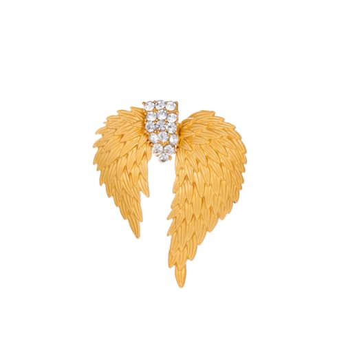 ARFUKA Brosche Anstecknadel Brosche Engelsflügel Stecknadel Pins für Kleidung Taschen Jacken Damen und Herren von ARFUKA