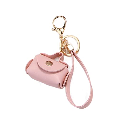 ARFUKA Schlüsselanhänger Auto Schlüsselanhänger Mini Handtasche Anhänger Schlüsselring Schlüsselbung Taschenanhänger Keychain Geschenk für Frauen Rosa von ARFUKA