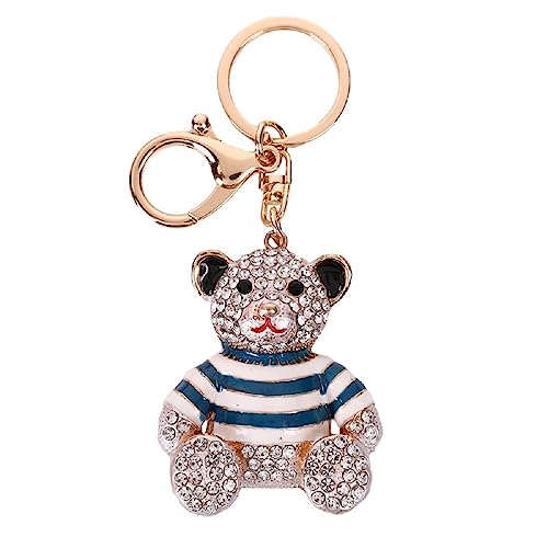 ARFUKA Schlüsselanhänger Bär Anhänger Schlüsselhalter Schlüsselringe Handtaschenanhänger Kristall Strass Taschenanhänger Autoschlüsselanhänger Keychain Geschenk von ARFUKA