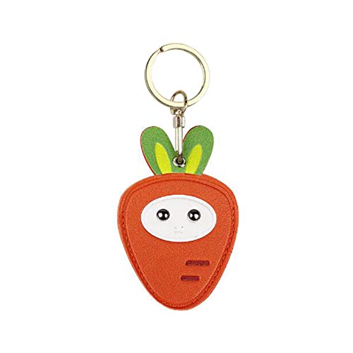 ARFUKA Schlüsselanhänger Cartoon Karotte Zugangskarte Lederetui Anhänger Autoschlüsselanhänger Schlüsselringe Schlüsselbund Keychain für Geburtstag Weihnachten Feiertag Geschenk von ARFUKA