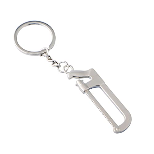 ARFUKA Schlüsselanhänger Edelstahl Auto Schlüsselanhänger Mini Säge Anhänger Metall Keychain Schlüsselbund Geburtstag Weihnachtsgeschenke für Männer und Frauen von ARFUKA