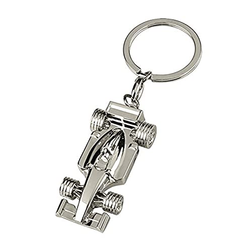 ARFUKA Schlüsselanhänger Edelstahl Auto Schlüsselanhänger Rennauto Anhänger Metall Keychain Schlüsselbund Geburtstag Weihnachtsgeschenke für Männer und Frauen von ARFUKA