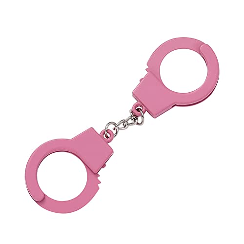 ARFUKA Schlüsselanhänger Edelstahl Handschellen Anhänger Autoschlüsselanhänger Schlüsselringe Schlüsselbund Keychain Geburtstaggeschenke Valentinstaggeschenk von ARFUKA