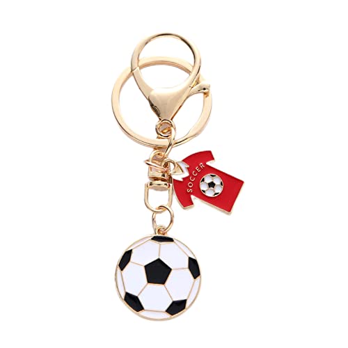 ARFUKA Schlüsselanhänger Fußball und Jersey Anhänger Autoschlüsselanhänger Schlüsselringe Schlüsselbund Keychain Weihnachtsgeschenke Geburtstaggeschenke Valentinstaggeschenk für Männer und Frauen von ARFUKA