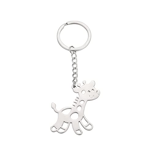 ARFUKA Schlüsselanhänger Giraffe Anhänger Autoschlüsselanhänger Taschenanhänger Keychain Schlüsselbund für Valentinstag Geburtstag Weihnachten Feiertag von ARFUKA