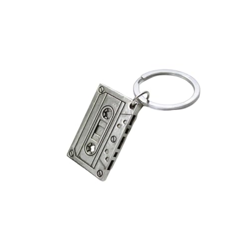 ARFUKA Schlüsselanhänger Kassette Anhänger Autoschlüsselanhänger Taschenanhänger Schlüsselringe Schlüsselbund Keychain für Geburtstag Weihnachten Valentinstag Feiertag Geschenk von ARFUKA