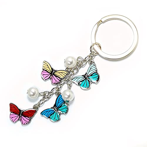 ARFUKA Schlüsselanhänger Schmetterling Anhänger Schlüsselhalter Schlüsselringe Autoschlüsselanhänger Keychain Geschenke für frauen von ARFUKA
