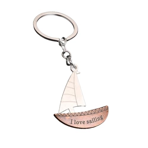 ARFUKA Schlüsselanhänger Segelboot Anhänger Autoschlüsselanhänger Taschenanhänger Schlüsselringe Schlüsselbund Keychain für Geburtstag Weihnachten Valentinstag Feiertag Geschenk von ARFUKA