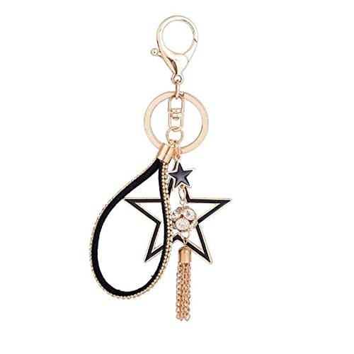 ARFUKA Schlüsselanhänger Stern Anhänger Autoschlüsselanhänger Taschenanhänger Keychain für Geburtstag Weihnachten Feiertag von ARFUKA
