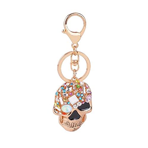 ARFUKA Schlüsselanhänger Strass Totenkopf Anhänger Autoschlüsselanhänger Schlüsselringe Schlüsselbund Keychain Geburtstaggeschenke Valentinstaggeschenk von ARFUKA
