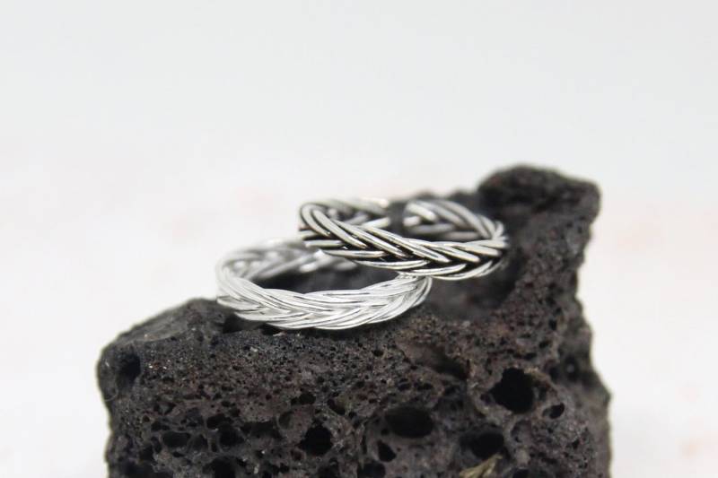 925 Sterling Silber Twist Ring, Größenverstellbarer Knöchelring, Zehenring, Brautjungfer Geschenk, Midi Pinky Aus Korea von ARGENTTI