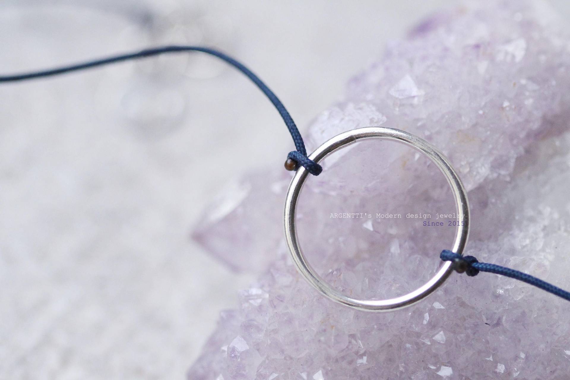 Offener Kreis Ring 925 Sterling Silber Fußkettchen, Zartes Schmuck Strand Schmuck, Einfaches Niedliches Kette Freundschaft Fußkettchen von ARGENTTI